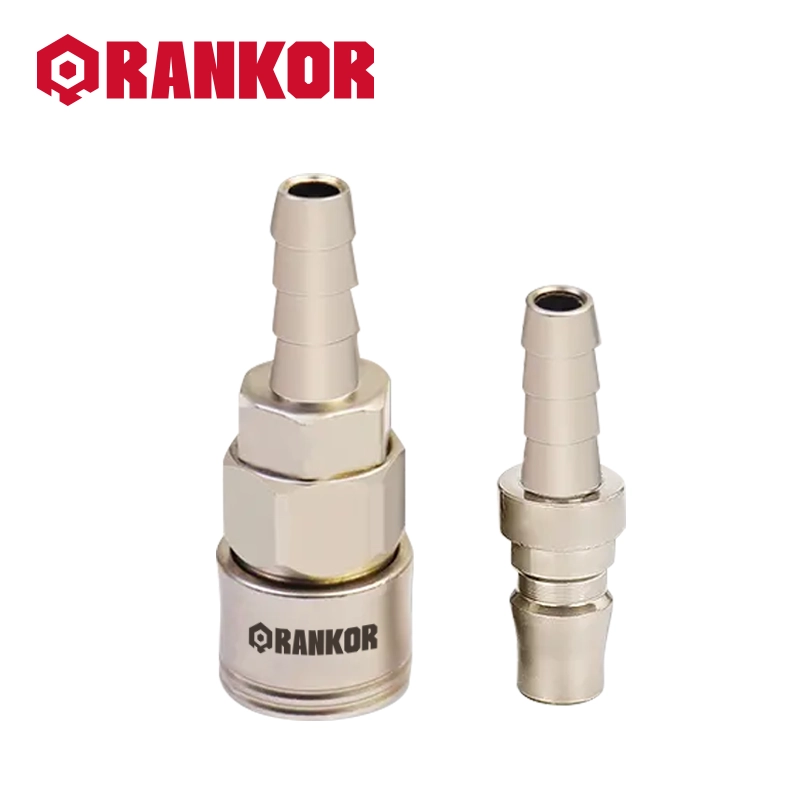 Pearl Nickel-Plated Push-to-Connect Tube Fitting