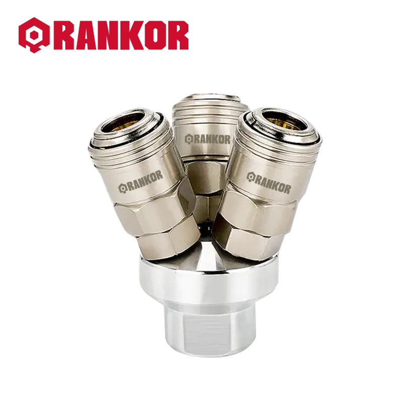 Pearl Nickel-Plated Push-to-Connect Tube Fitting