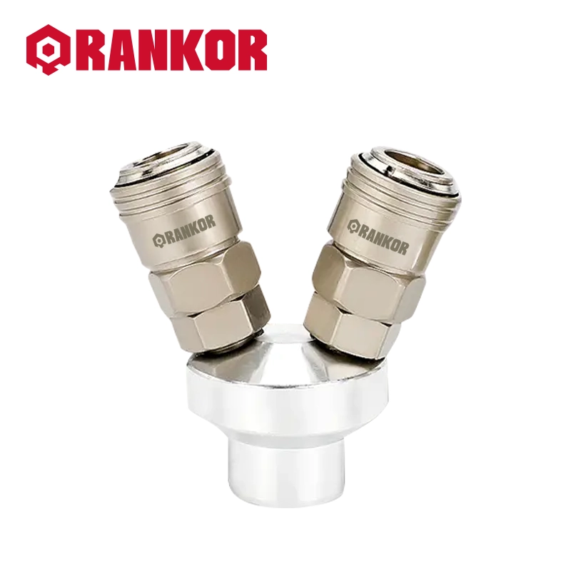 Pearl Nickel-Plated Push-to-Connect Tube Fitting