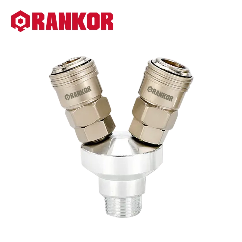 Pearl Nickel-Plated Push-to-Connect Tube Fitting