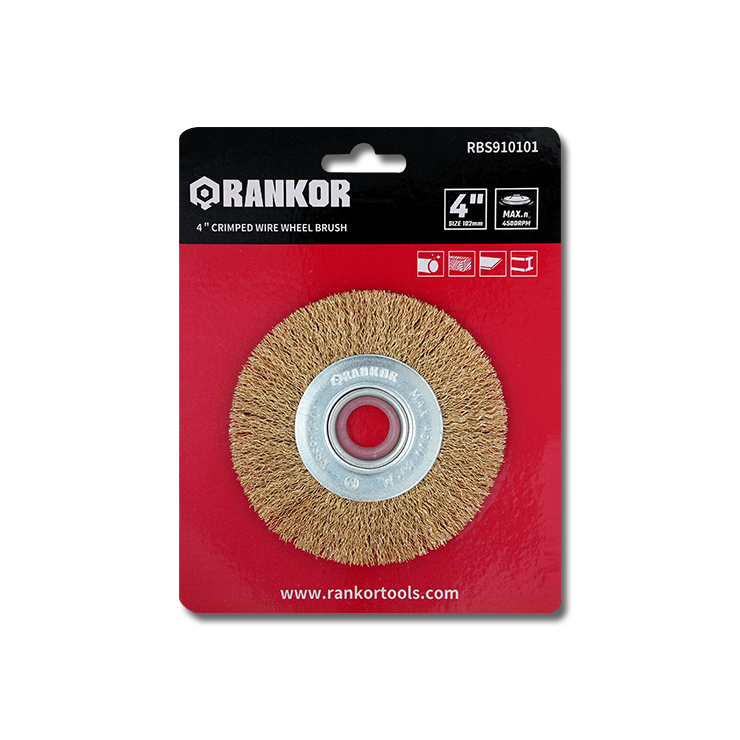 4" Crimped Wire Wheel Brush